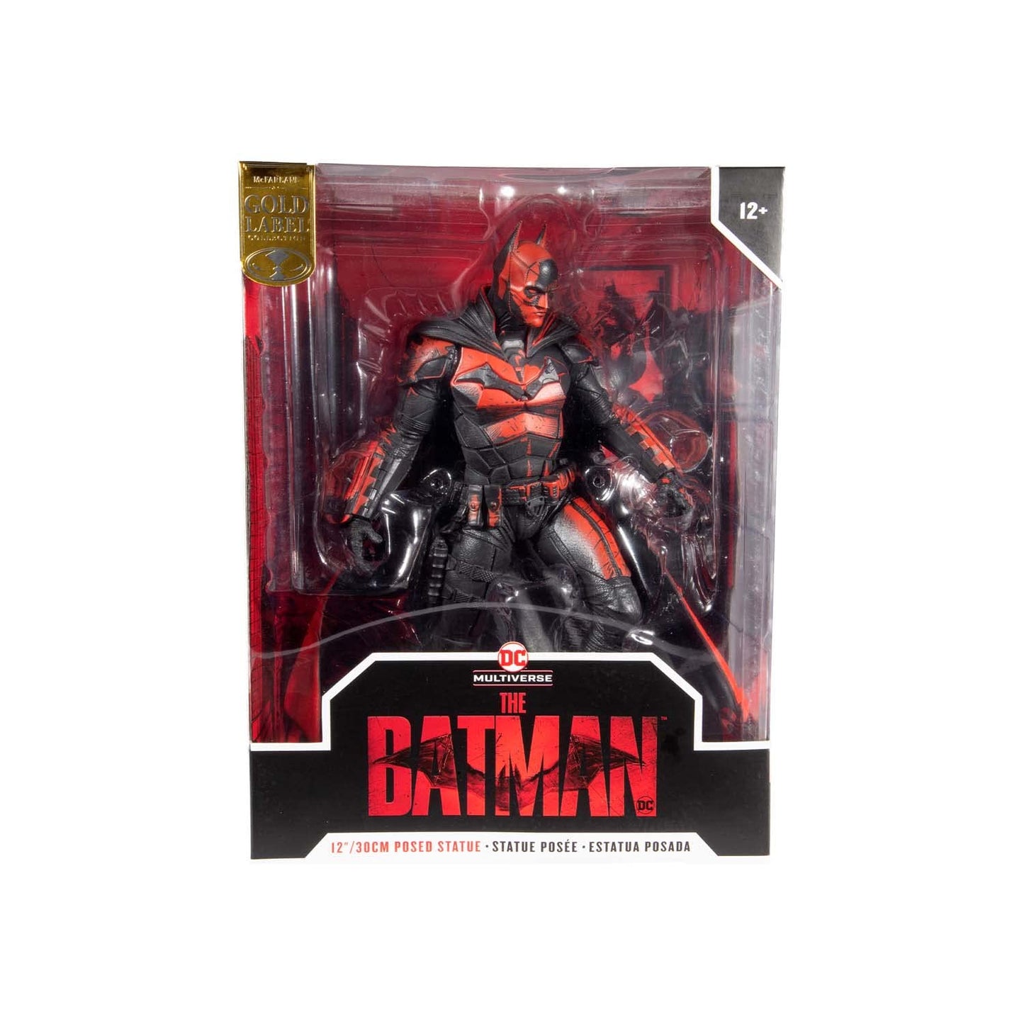 McFarlane TM15070 DC Movie-12 Inch Collectible Figure-Batman, Multicolor