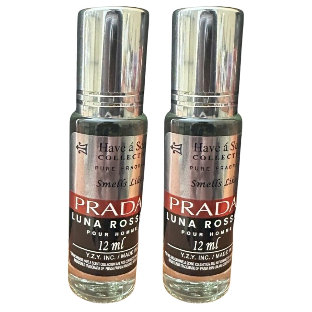 Smell like Luna Rossa Pour Homme Roll On Oil 12ml (Pack of 2)