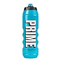 PRIME 32 oz Blue Squeeze Sports Water Bottle, BPA Free, Dishwasher Safe, Easy-Grip Ergonomic Leakproof Design, Fast Hydration for Gym, Cycling