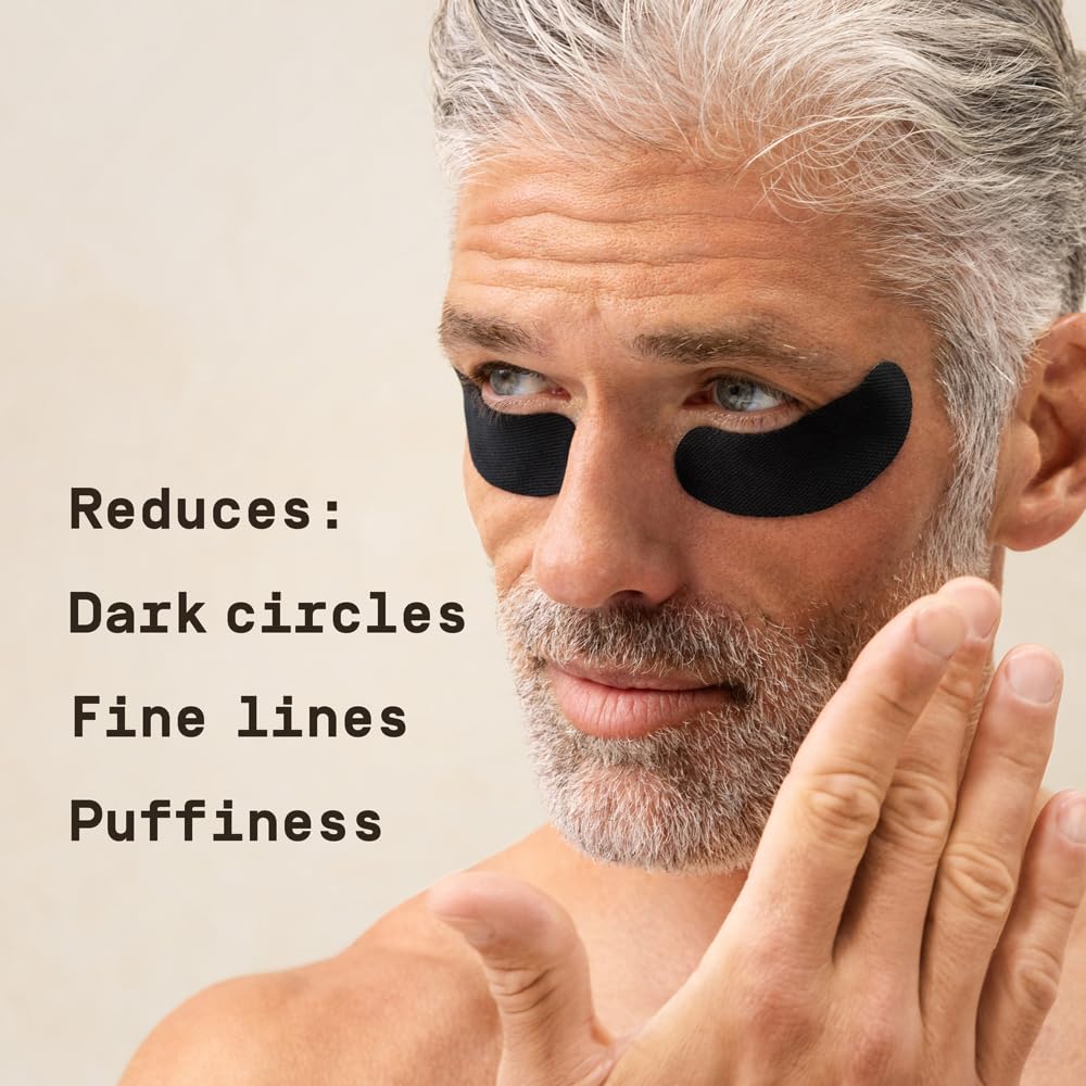 PAPATUI by Dwayne Johnson Fast-Acting Under Eye Patches for Men | Ageless Action to Reduce Puffiness, Dark Circles and Fine Lines | Made
