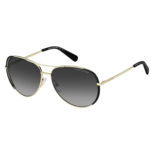 Marc Jacobs Women's Modern Standard Sunglasses, Rhl/9o Gold Black, 59