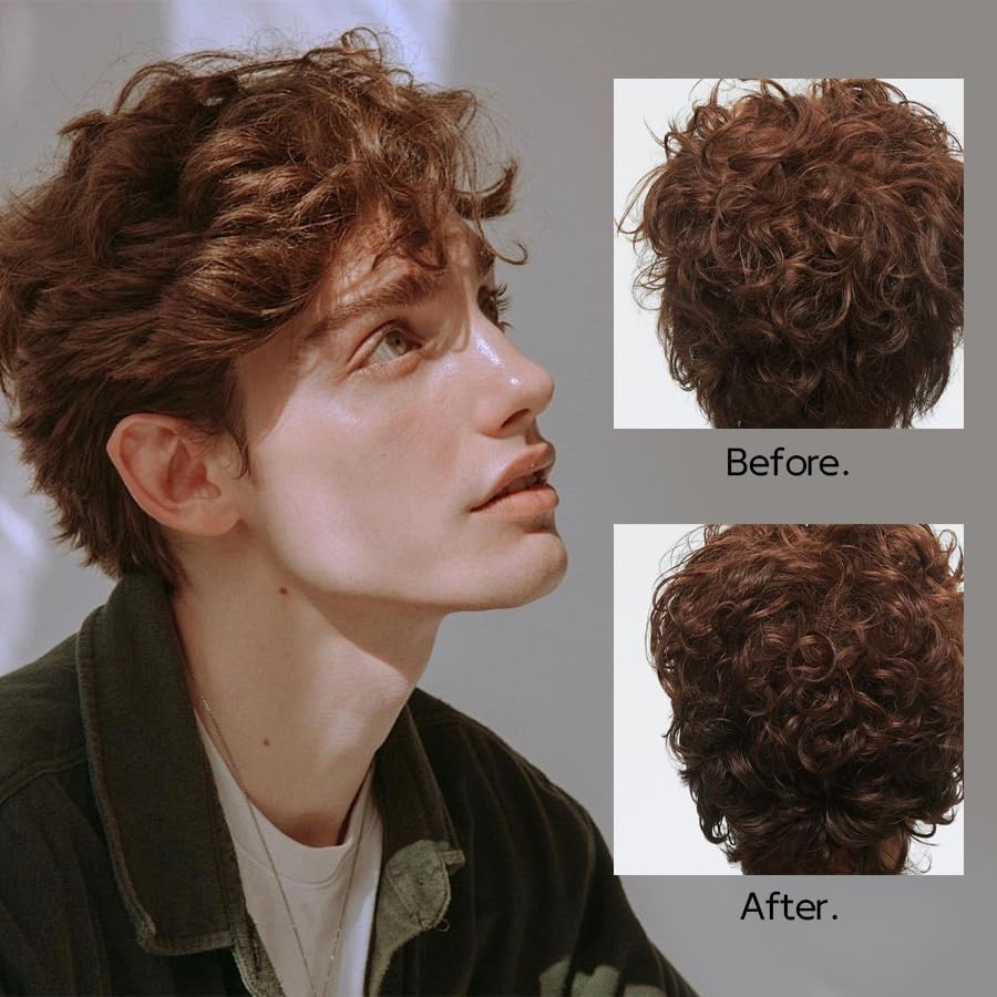 Curl Defining Cream - Anti-Frizz Curling Cream for Curly Hair Anti Frizz, Moisturizing, Smoothing for Curly & Wavy Hair, Hydrate & Adds Shine
