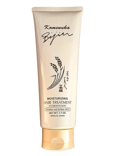 Komenuka Bijin NS-K Moisturizing Hair Treatment (ENGLISH PACKAGING-Exclusive Edition for USA market) No Paraben No Sulfate (7.7 oz.)