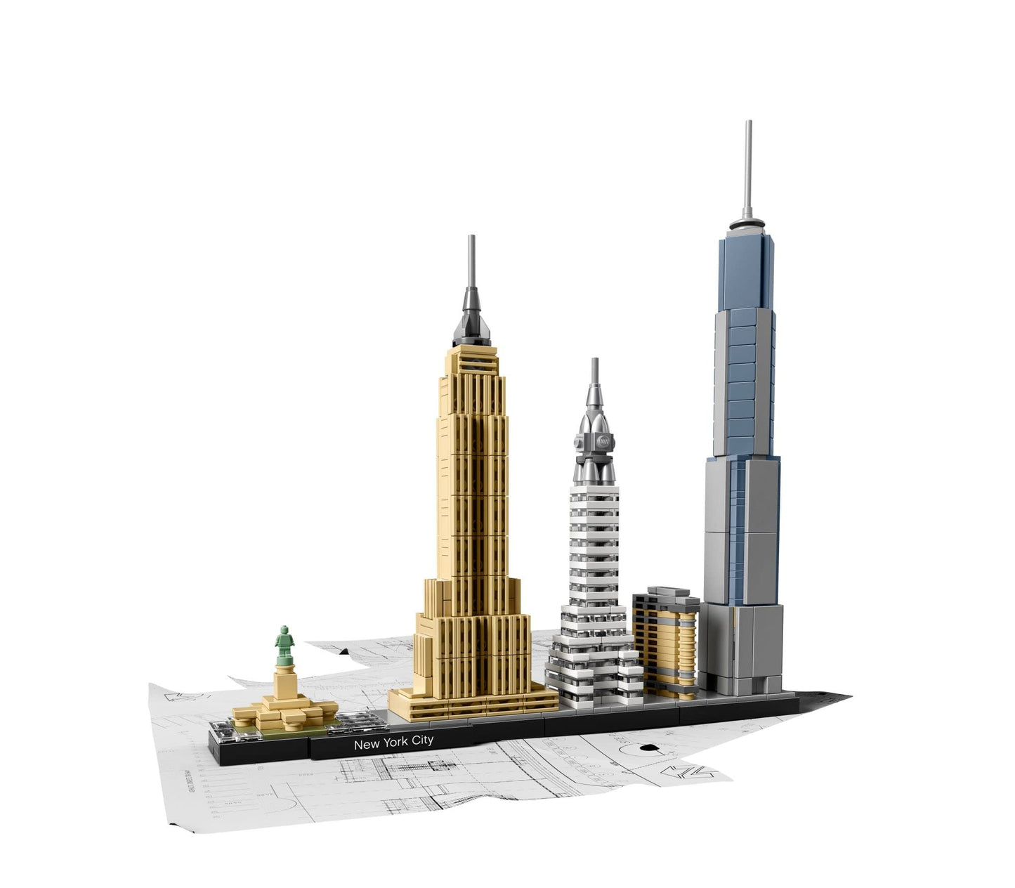 LEGO Architecture New York City 21028, Buildable Skyline Model Kit, Collectible Home or Office Decor, Gift for Kids, Adults & NYC Fans Ages 12+