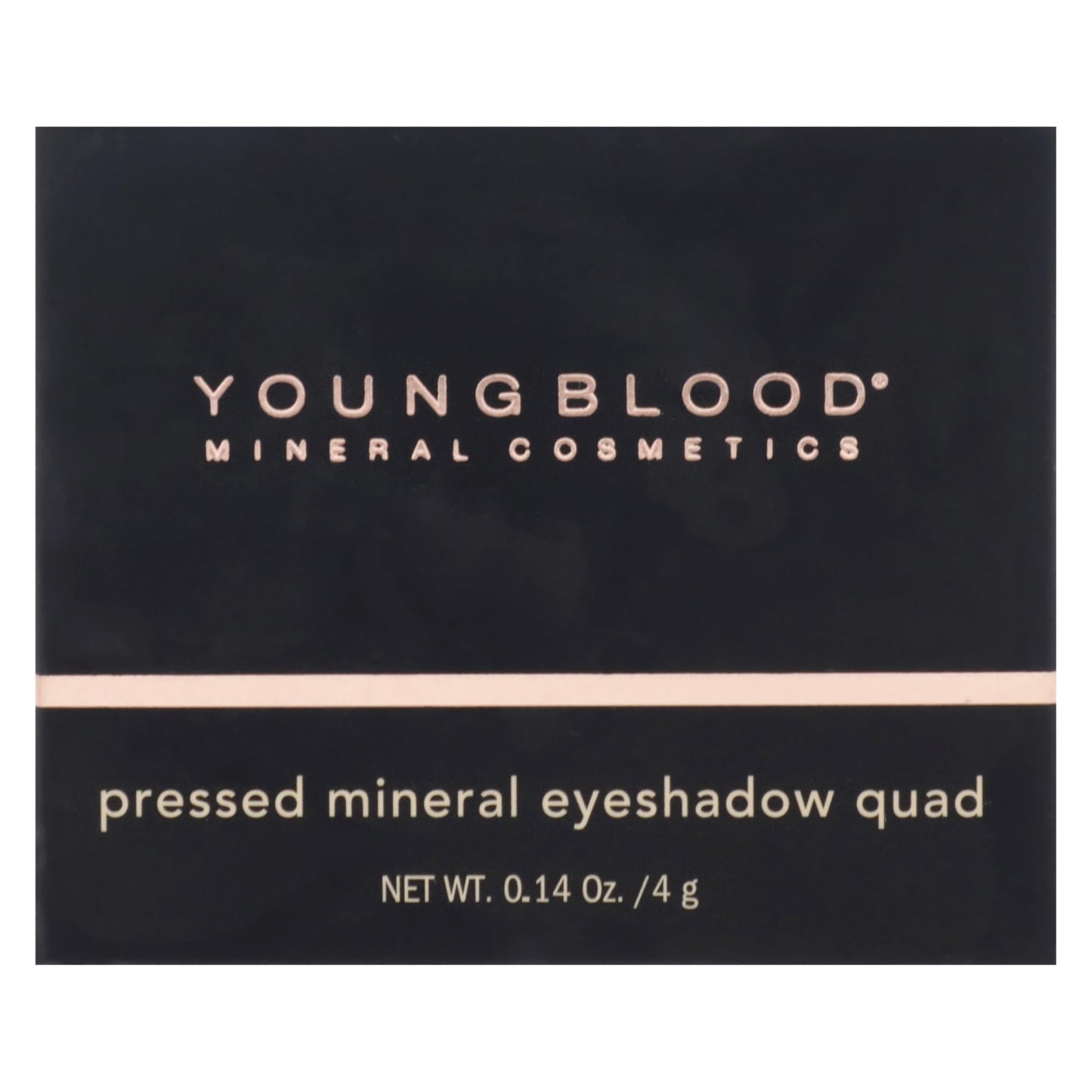 Youngblood Pressed Mineral Eyeshadow Quad - Taupe Smoke for Women - 0.14 oz Eye Shadow