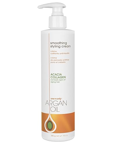 One 'n Only Argan Oil Smoothing Styling Cream, Helps Protect Hair Color, Eliminates Frizz, Hydrates, Adds Shine, Definition, and Texture for a