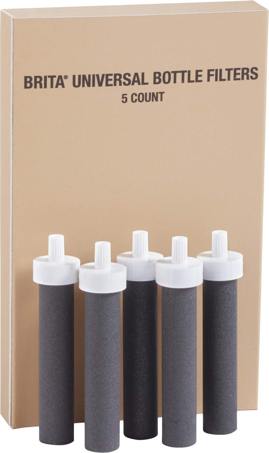 Brita Water Bottle Filter Replacements - BPA Free - 5 Count