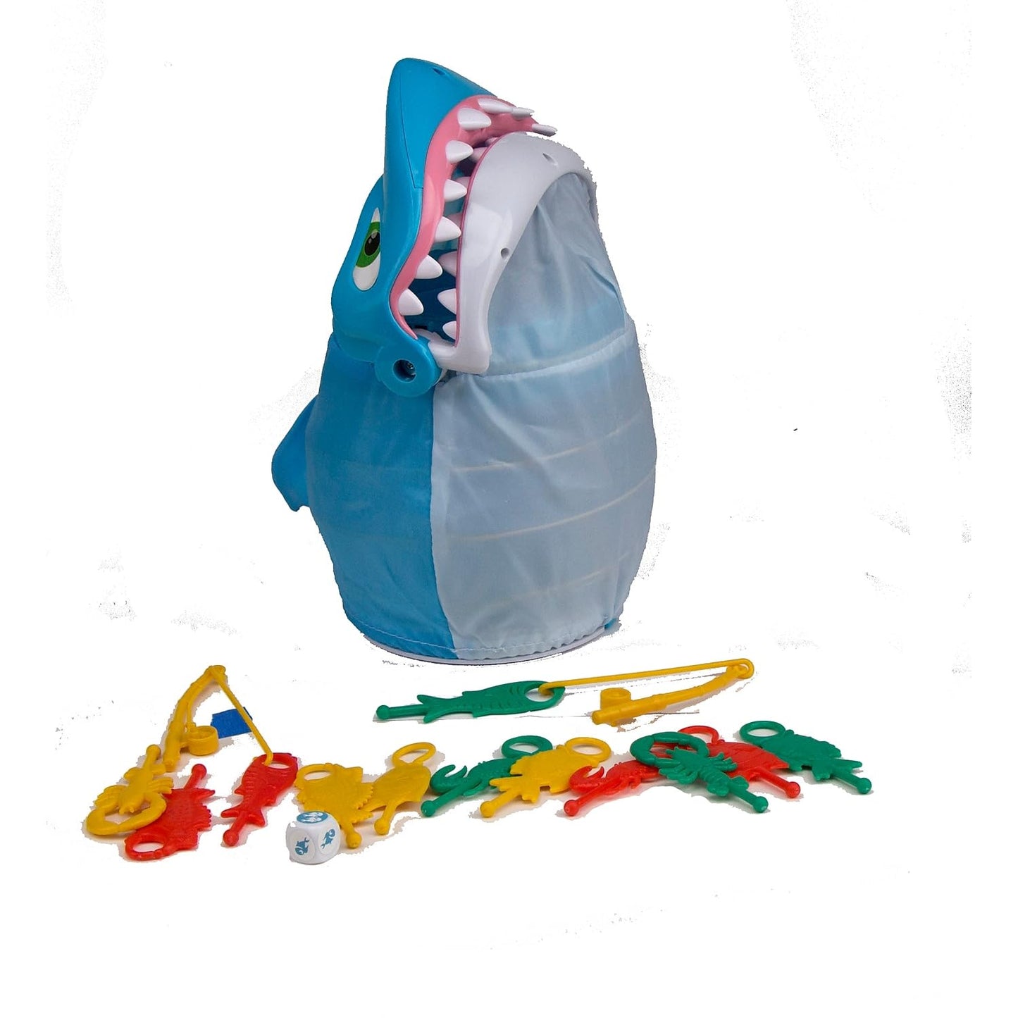 Shark Bite -- Roll the Die and Fish for Colorful Sea Creatures Before the Shark Bites Game! by Pressman Blue Sky, 5"