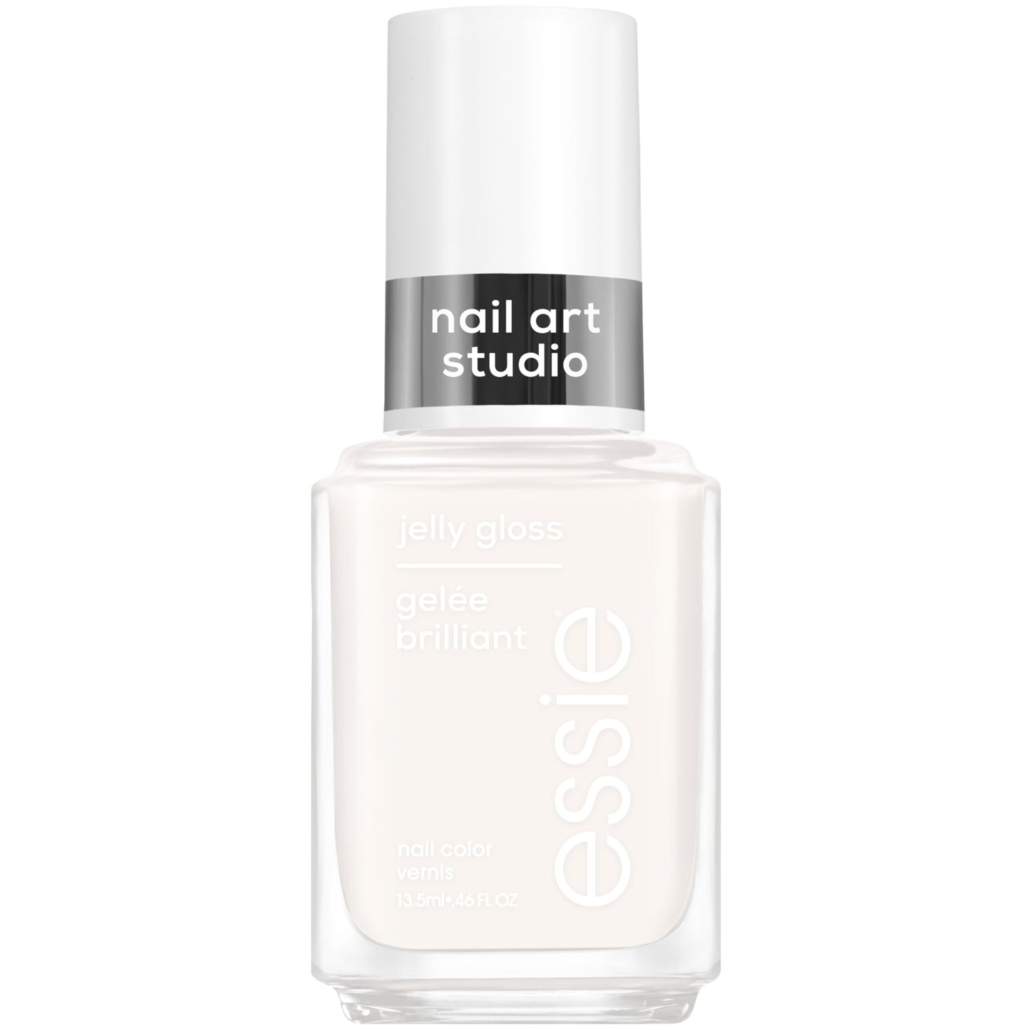 essie Nail Art Studio Jelly Gloss Polish, Vegan, Sheer White Nail Polish, Arctic Jelly, 0.46 Fl Oz Beauty & Personal Care essie
