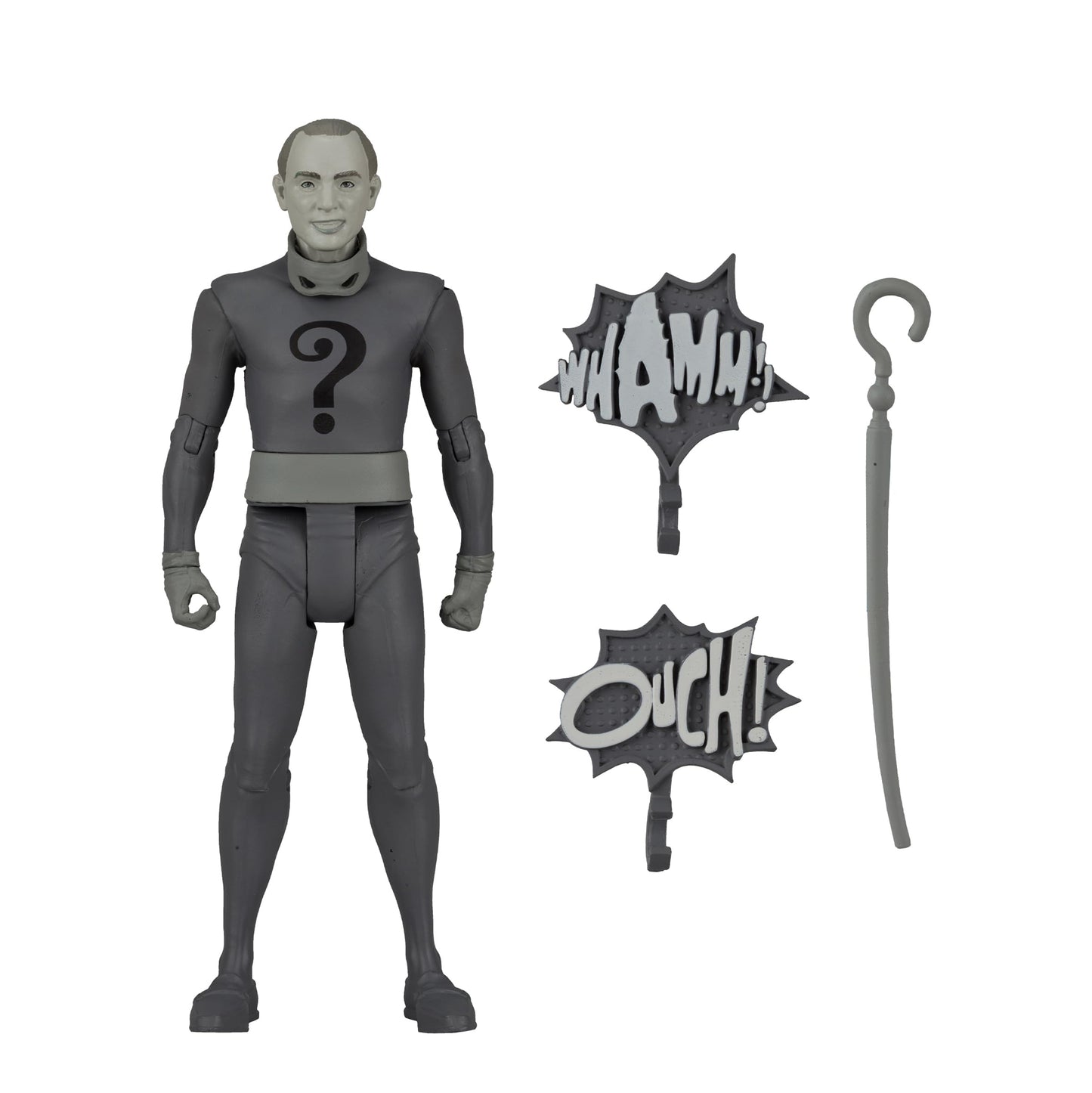 DC Retro Batman 1966 6 Inch Action Figure Wave 5 - The Riddler Black & White