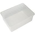 Plastic Shoe Storage Container, Clear 6 Quart Shoe Box with Lid, Stackable Shoebox Storage Bin, Small Plastic Storage Tote for Shoes, Closet Organizer