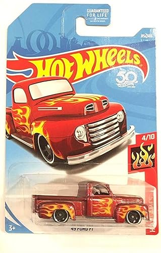 Hot Wheels 2018 50th Anniversary HW Flames '49 Ford F1 85/365, Maroon