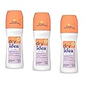 Dry Idea Deodorant 3.25 Ounce Roll-On Unscented Anti-Perspirant (96ml) (Pack of 3)