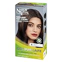 Permanent Hair Dye, Permanent Hair Color . Coloursafe, No Ammonia,Resorcinol,Parabens, or PDD. (~4 Chestnut Hair)