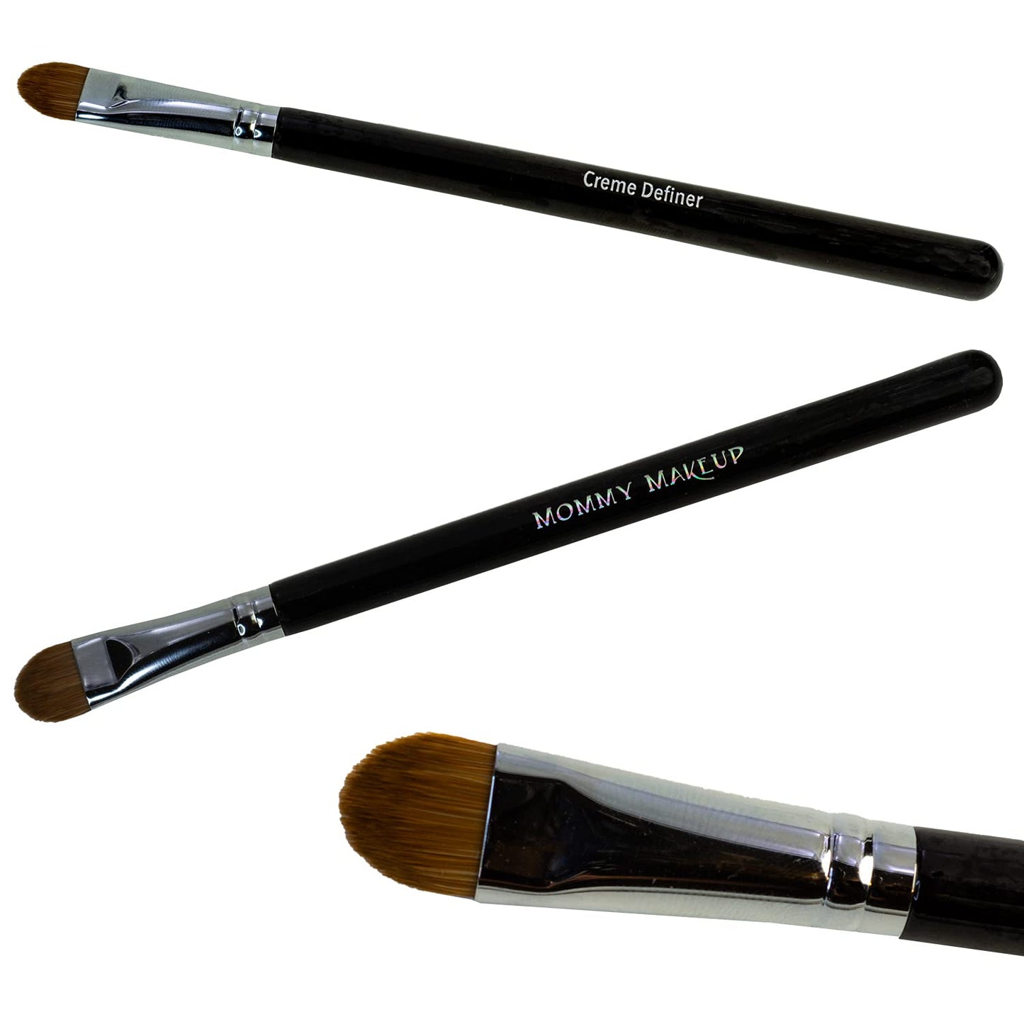 Creme Definer Eyeshadow Brush (1 Pc) Soft & Thick Premium Synthetic Vegan Bristles, Flat Cream Eye Shadow Brush for Makeup Artist-Quality Results