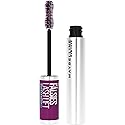 Maybelline The Falsies Lash Lift Waterproof Mascara Volumizing, Lengthening, Lifting, Curling, Multiplying, Eye Makeup, Very Black, 1 Count