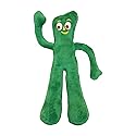 Multipet Gumby Dog Plush Toy - Squeaky Toy for All Dogs - Extra Soft Plush w/ Flexible Legs & Arms - Stuffed Animal for Cuddling & Playing - Cute Dog…