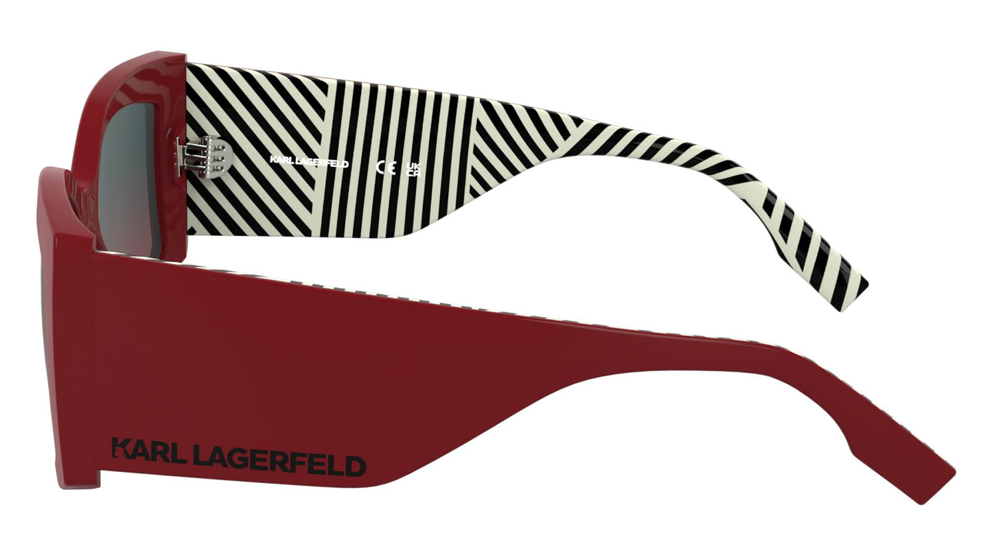KARL LAGERFELD Women's Sunglasses KL6183S - Red with Gradient Petrol/Red Lens
