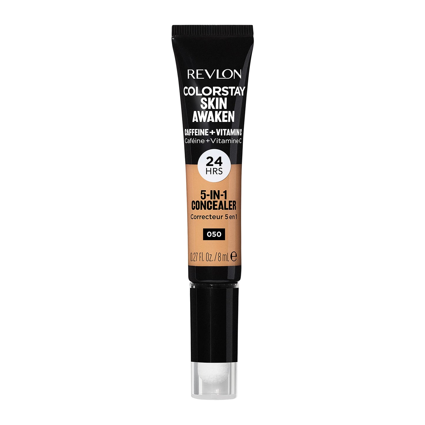 Revlon ColorStay Skin Awaken 5-in-1 Concealer, Lightweight, Creamy Longlasting Face Makeup with Caffeine & Vitamin C, For Imperfections, Dark Circles