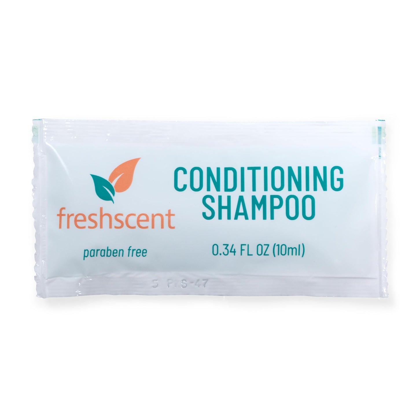 Freshscent Conditioning Shampoo - 100 Count, 0.34 oz Each - Single-Use, Paraben-Free, Easy-Open Travel Size for Hygiene Kits, Shelters, Hotels,
