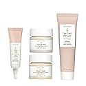 Earth To Skin Tea Time Starter Set: White Tea Cleanser (1.0 Fl Oz), White Tea Day Cream (0.5 Fl Oz), Black Tea Night Cream (0.5 Fl Oz), Chamomile Eye
