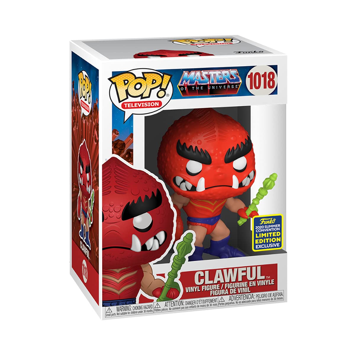 Funko Pop! TV: Masters of The Universe - Clawful, Multicolor 2020 Summer Convention Exclusive
