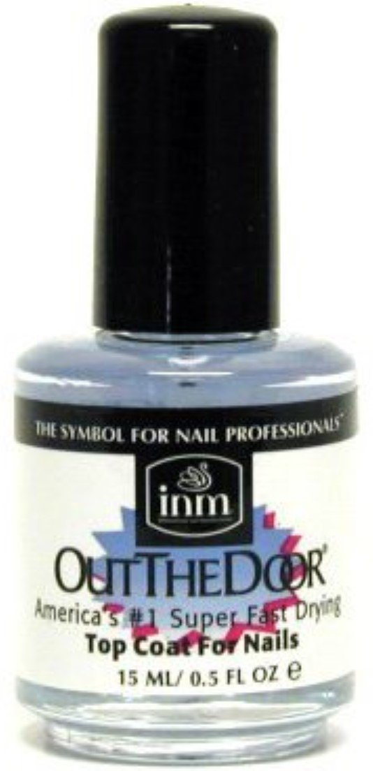 INM Out The Door Super Fast Drying Top Coat (INM Out The Door Top Coat, 0.5 oz (Pack of 5)) Beauty & Personal Care INM