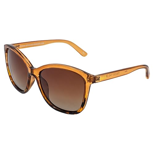 Epoch Eyewear Elizabeth Sunglasses for Women Tortoise/Brown Frame w/Brown Gradient Polarized Lens