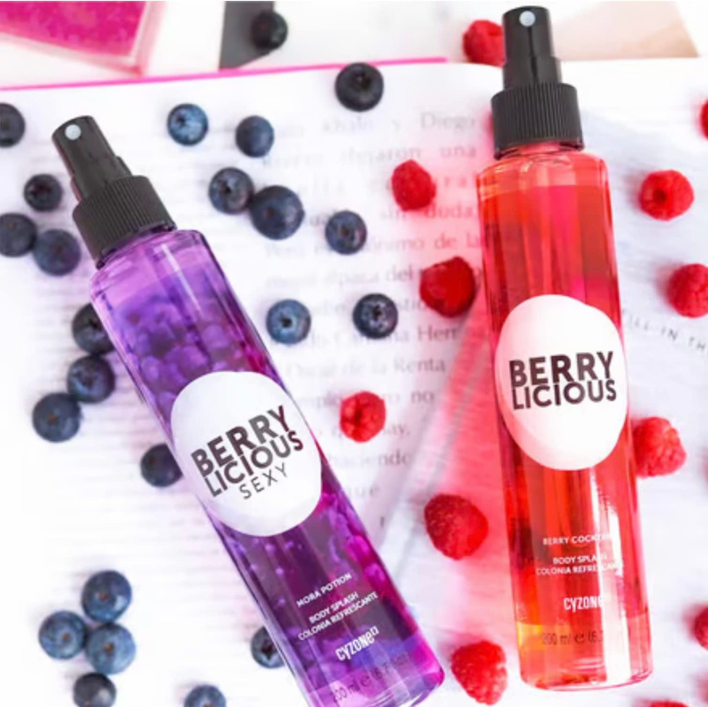 Cyzone Berrylicious Berry Cocktail Refreshing Body Splash 6.7 fl. oz. (200ml)