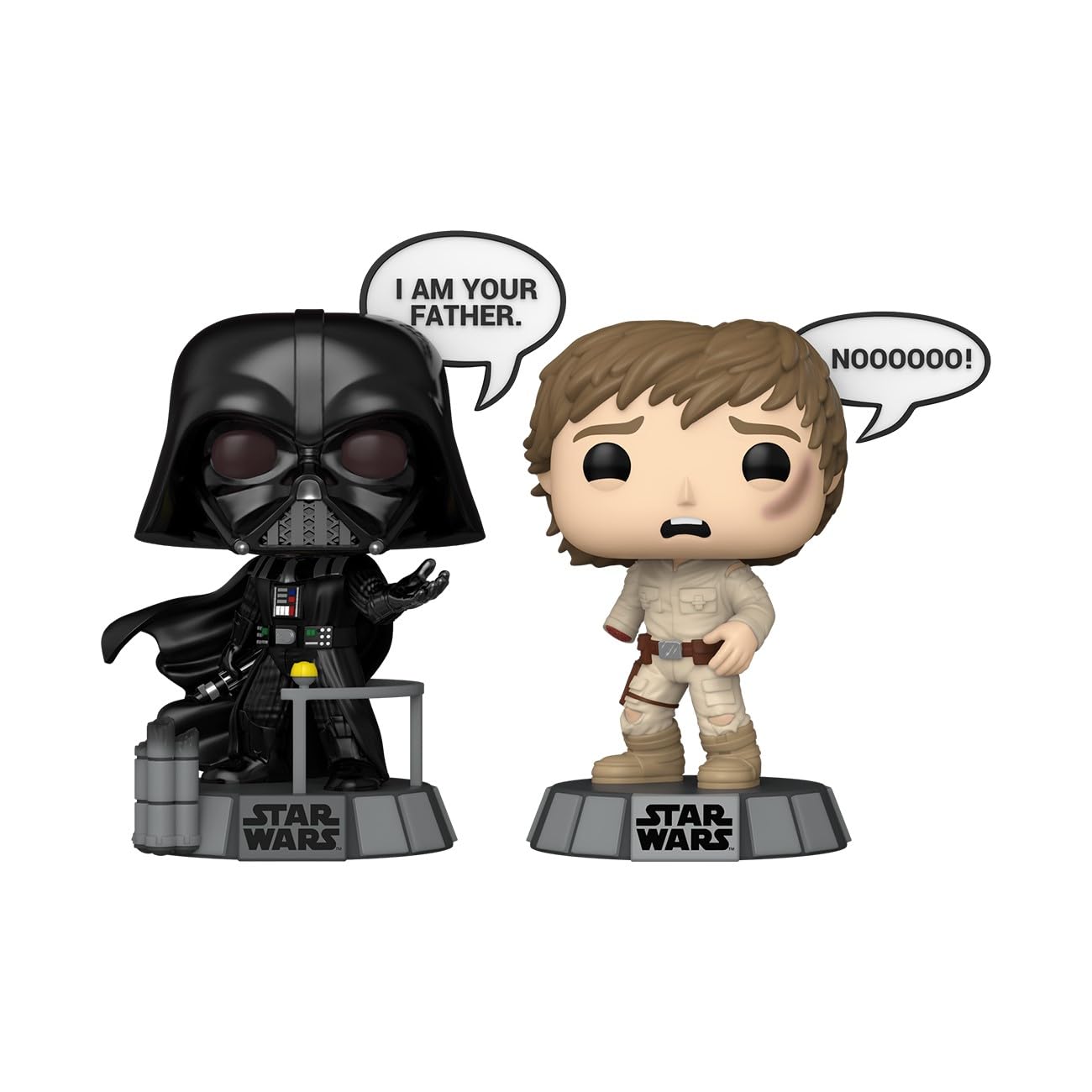 Funko Pop Star Wars: Sayings - Vader and Luke & Luke 2PK - Star Wars - Collectable Vinyl Figure - Gift Idea - Official Merchandise - Toys for Kids…