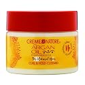 Argon Oil Curl & Hold Custard by Creme of Nature, Argan Oil of Morocco, Adds Moisture and Eliminates Frizz, 11.5 Fl Oz