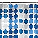 Maytex 13-Piece Trina Dot PEVA Shower Curtain Set