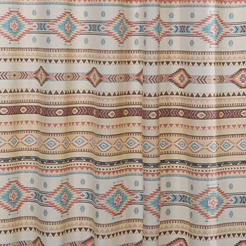 Greenland Home Fashions Fabric Sensations Shower Curtain, Stylish Bathroom Decor, Machine Washable, 72 inches x 72 inches, Phoenix