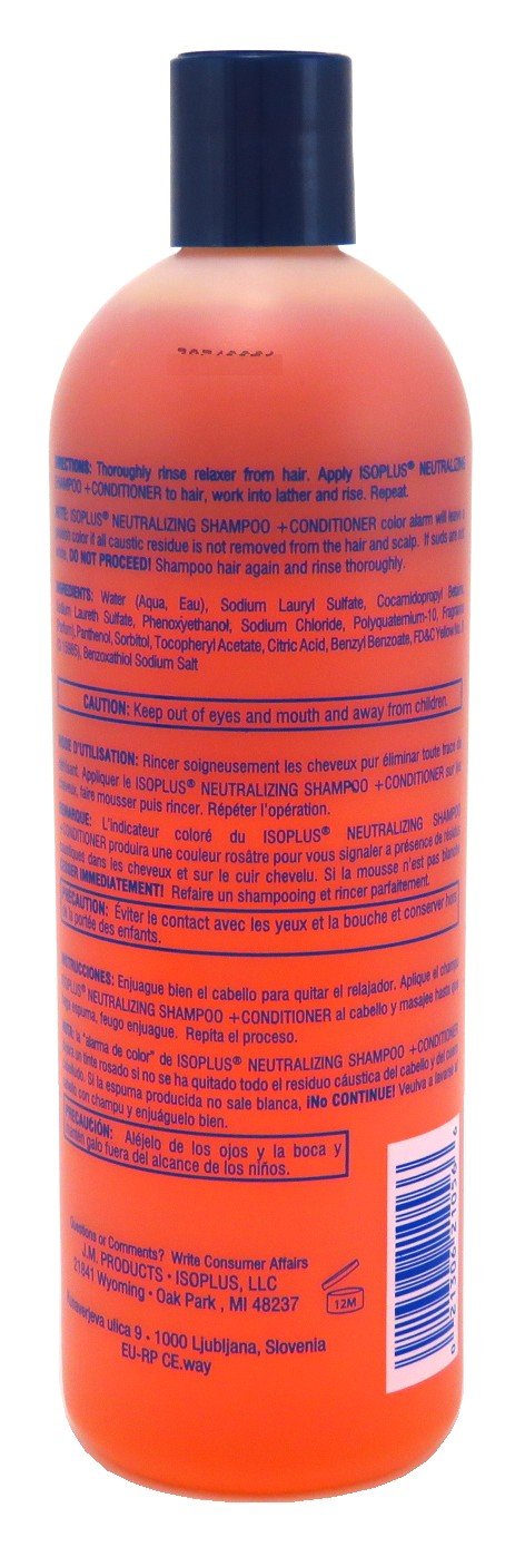 Isoplus Neutralizing Shampoo + Conditioner 16 Ounce (473ml) (2 Pack)