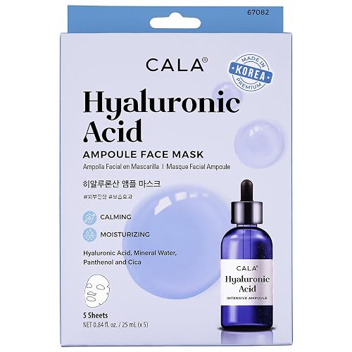 CALA Ampoule Face Mask with Hyaluronic Acid (5 Sheets)