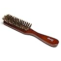 Diane Premium 100% Boar Bristle Styling Brush for Men and Barbers - Medium Bristles for Thick Coarse Hair - Use for Detangling, Smoothing, Wave