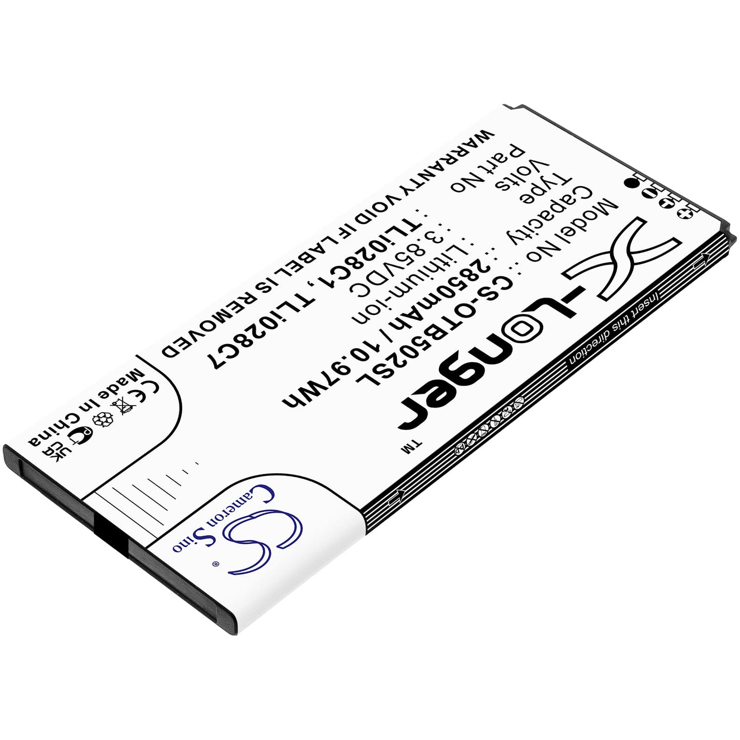 Cameron Sino New 2850mAh Replacement Battery for 1B 2020, OT-5002A, OT-5002D, OT-5002D_EEA, OT-5002F, OT-5002H, OT-5002H_EEA, OT-5002I, OT-5002M Beauty and Personal Care Cameron Sino
