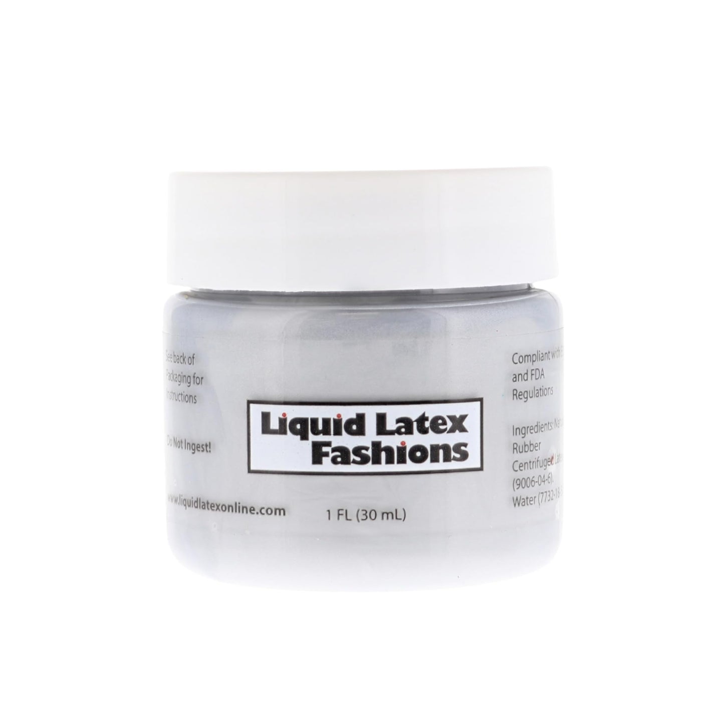 4-Pack Metallic Liquid Latex Kit - Four 1 oz Silver, Gold, Copper & Purple, Includes 4 Precision Brushes, Perfect for Body Art, SFX Makeup, Cosplay