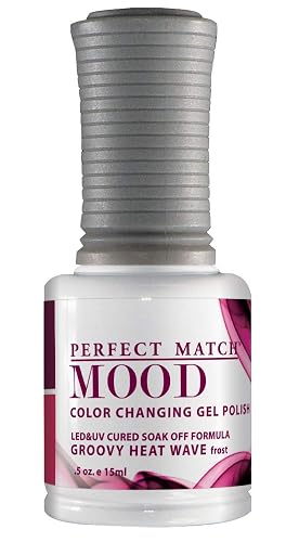 LeChat Perfect Match Mood Gel Polish, Groovy Heat Wave, 0.500 Ounce (MPMG01) Beauty & Personal Care LECHAT