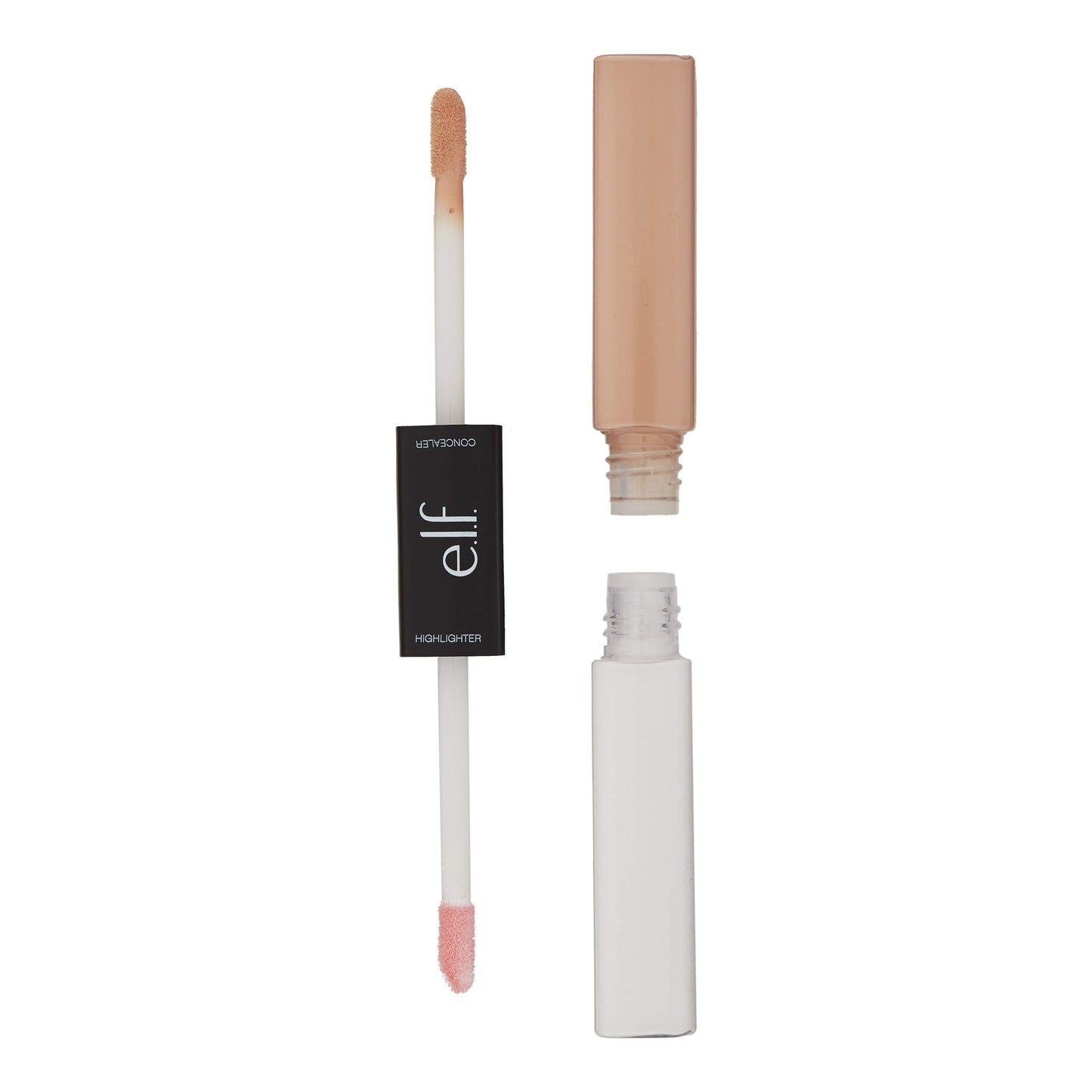 e.l.f. Cosmetics Cosmetics Cosmetics Undereye Concealer & Highlighter, Dual-Ended Stick Conceals blemishes & Brightens Skin, Medium