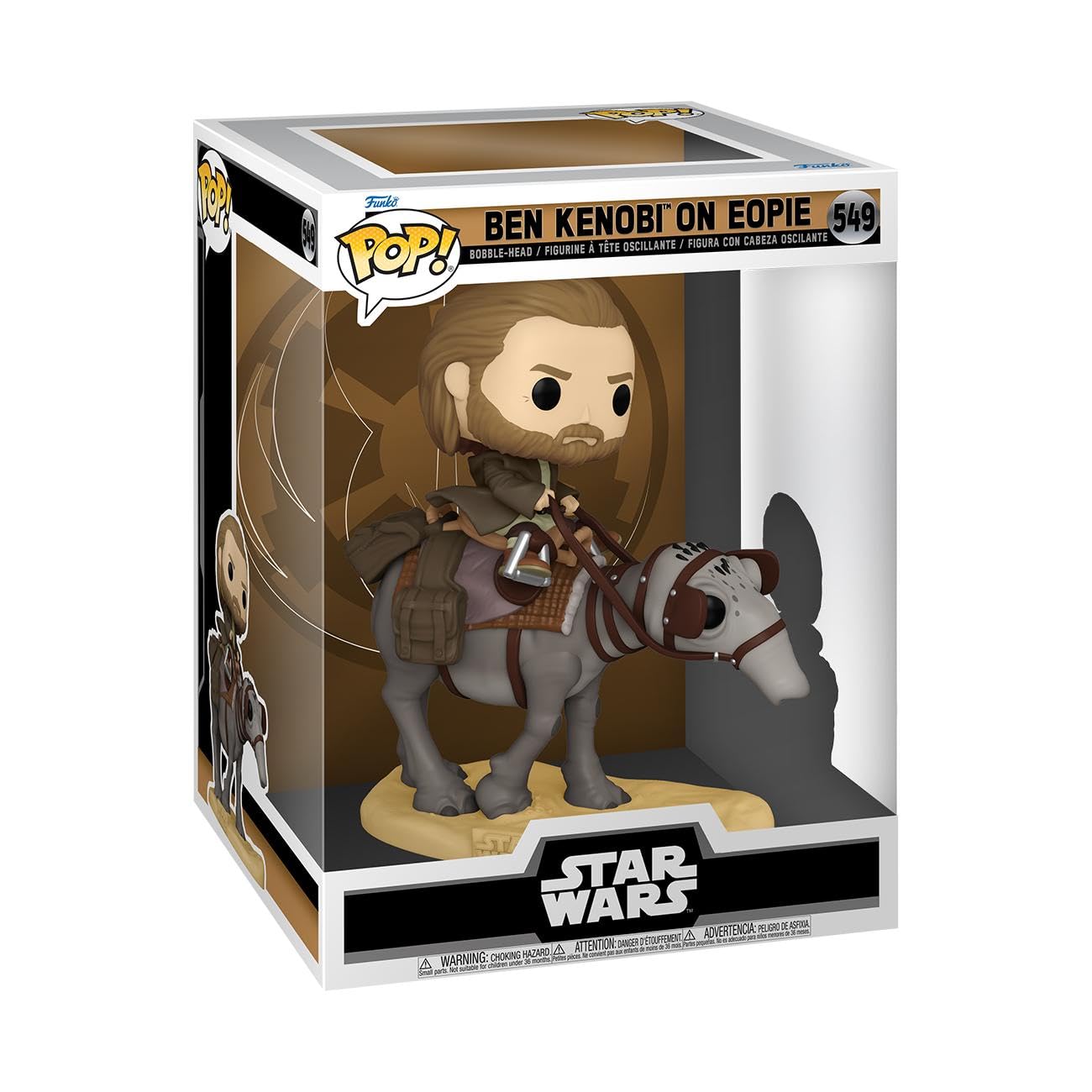 Funko Pop! Deluxe: Star Wars - Ben Kenobi on Eopie, Multicolor, 64554