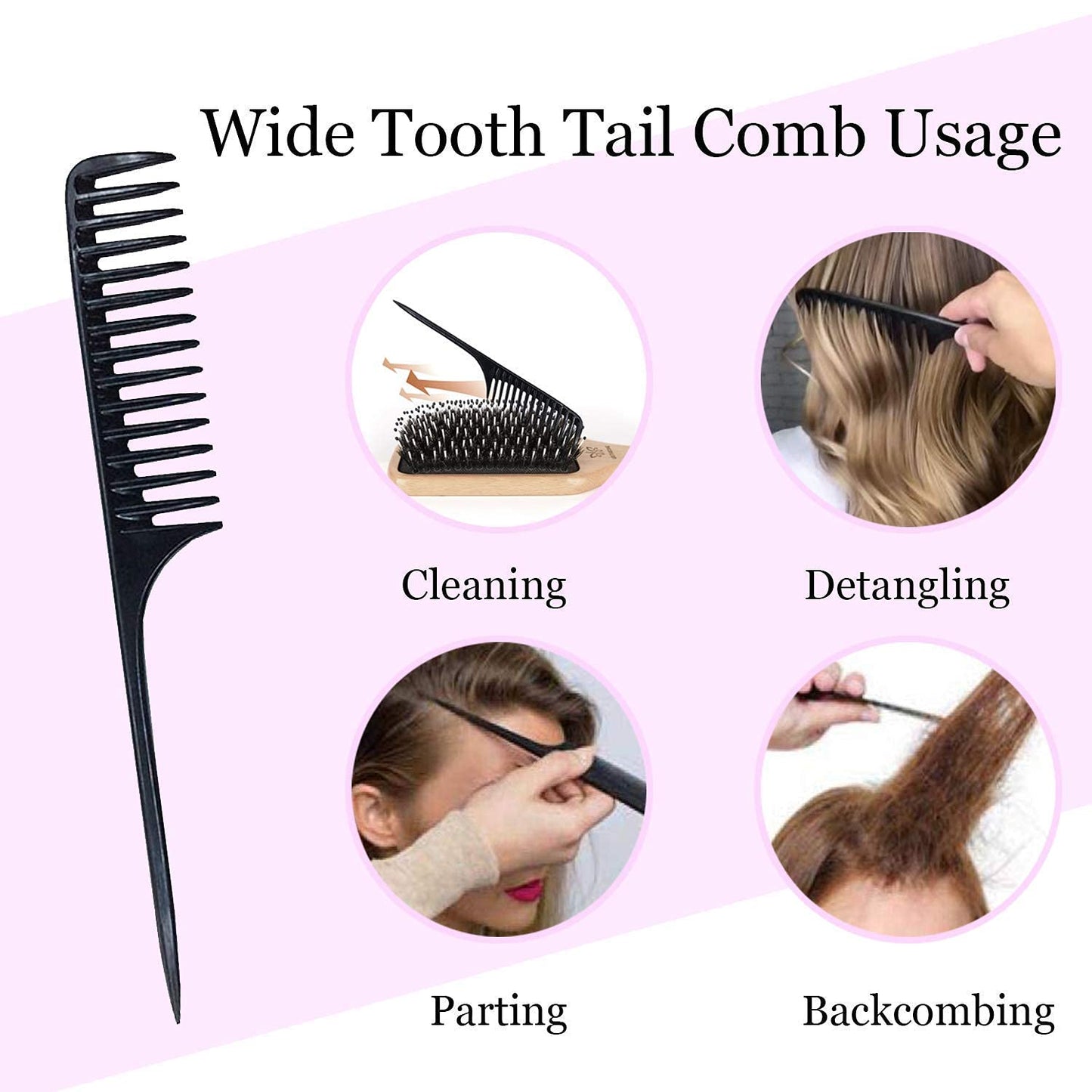 Hair Brush Boar Bristle Hairbrush for Thick Curly Thin Long Short Wet or Dry Hair Adds Shine and Makes Hair Smooth, Best Paddle Hair Brush for Men