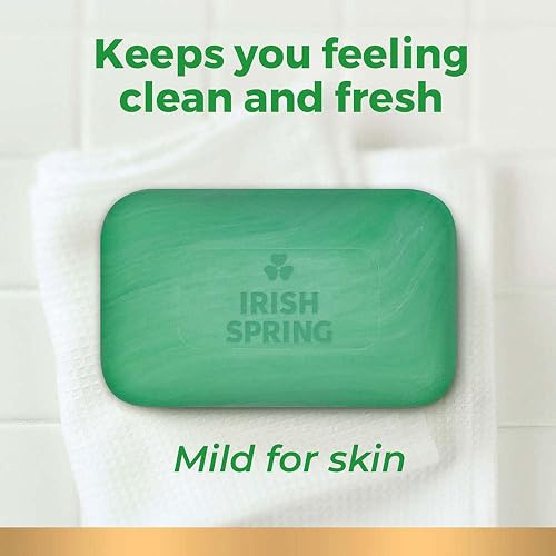 Irish Spring Deodorant Bar Soap, Original Clean, 4.5 Ounce (Pack of 20)
