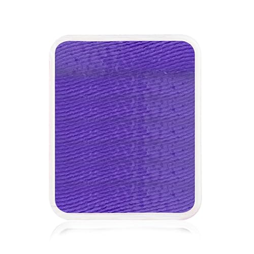 Kraze FX Face Paint Palette Refill - Neon Purple Face Paint (6 gm) - Hypoallergenic Non-Toxic Water Activated Professional Halloween Face & Body