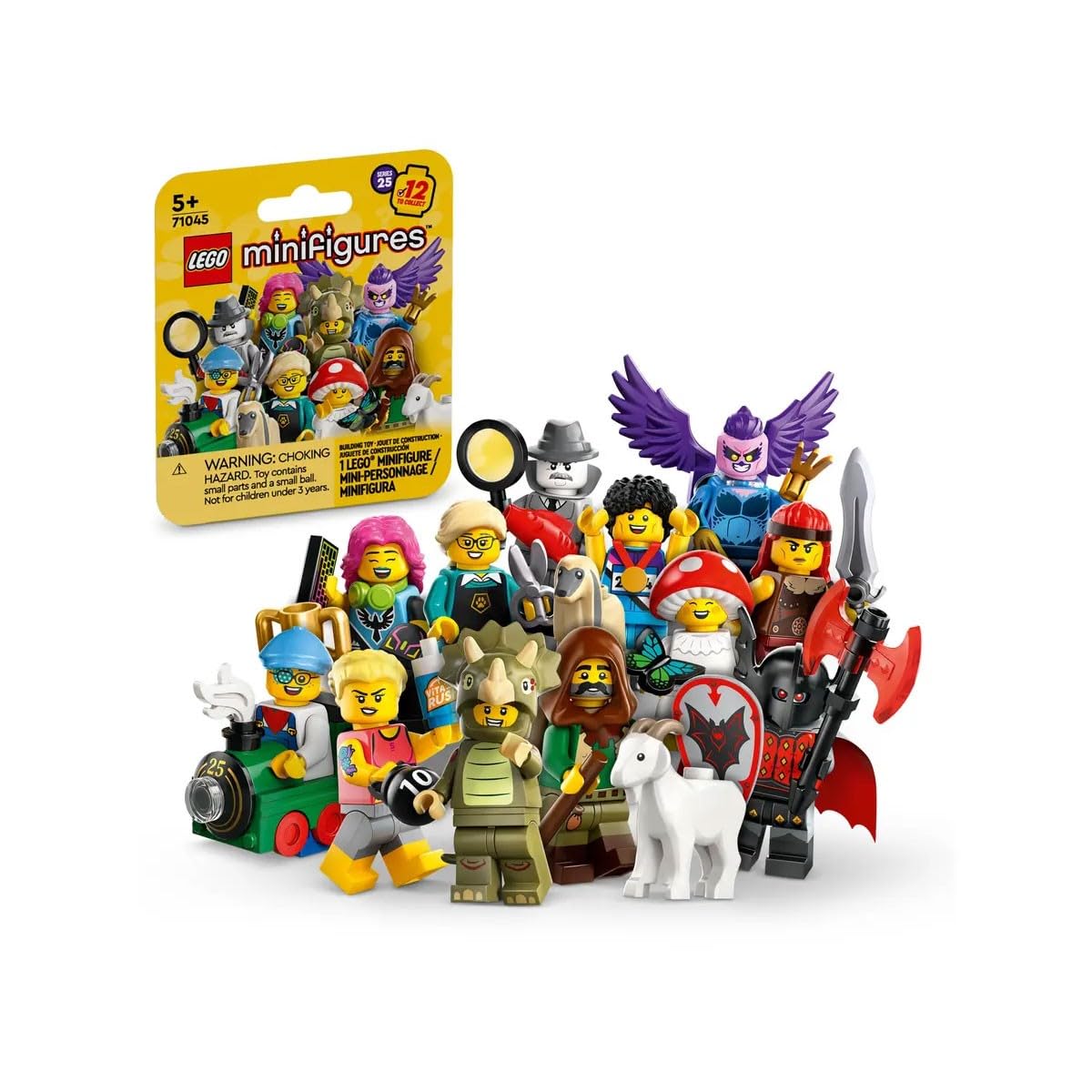 LEGO Minifigures Series 25 Collectible Figures – Surprise Adventure Building Set for Boys & Girls 5+, Mystery Toy Gift for Kids, 71045