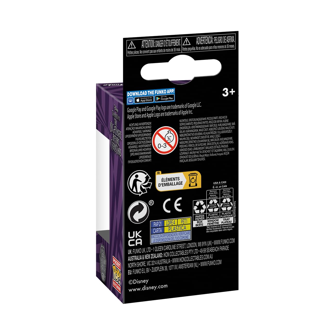 Funko POP! Keychain: Disney The Nightmare Before Christmas 30th - Formal Jack Skellington - Disney: The Nightmare Before Christmas Novelty Keyring…