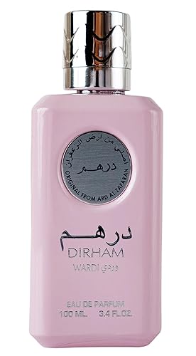 Ard al Zaafaran Perfumes Dirham Wardi Eau de Parfum Spray for Women, 3.4 Ounce