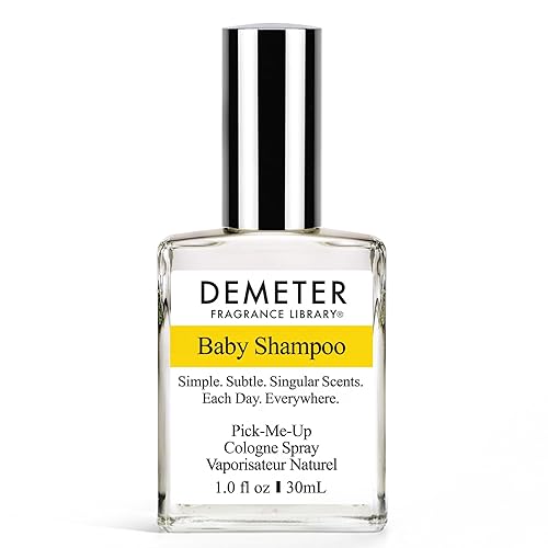 DEMETER Natural Perfume Spray Cologne for Women, Baby Shampoo, 1 oz