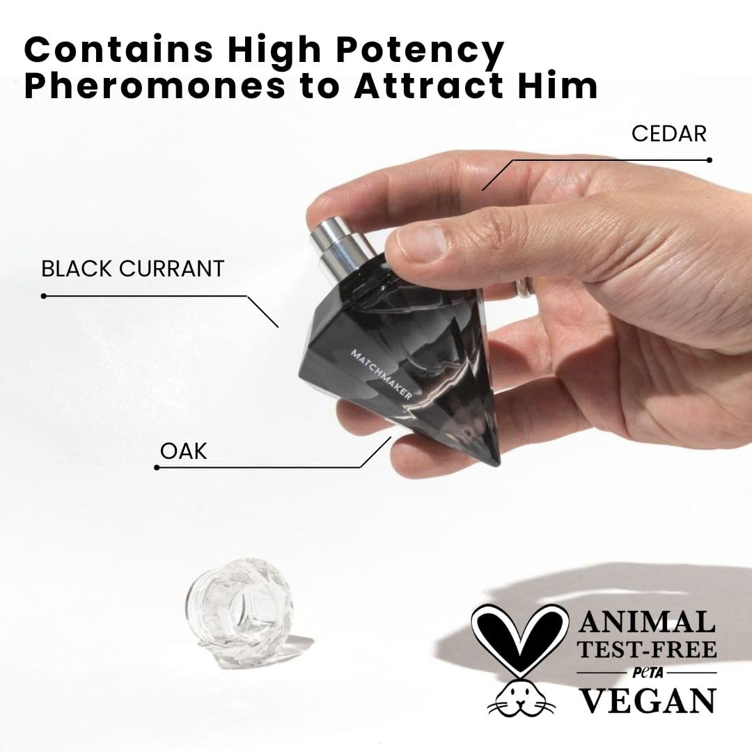 Eye of Love Matchmaker Black Diamond LGBTQ+ Pheromone Cologne for Men to Attract Him - Developed with Patti Stanger - 30ml