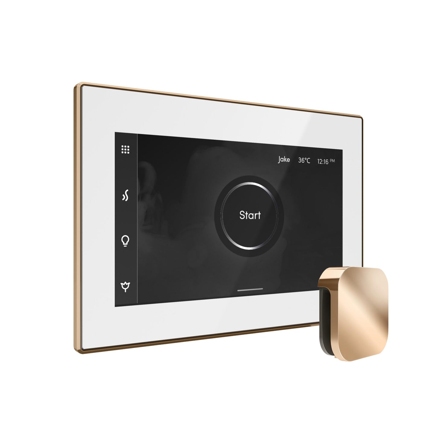 Mr Steam XDream Max Steam Shower Control Package with iSteamX Control and Steamhead in Black White Beauty and Personal Care Mr. Steam